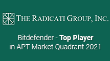 Radicati Group - toppspelare i 2021 APT-marknadskvadrant