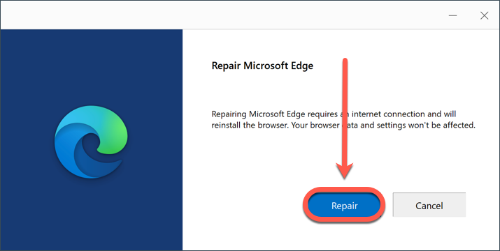 Reparera - Så här återställer du Microsoft Edge till standardinställningar