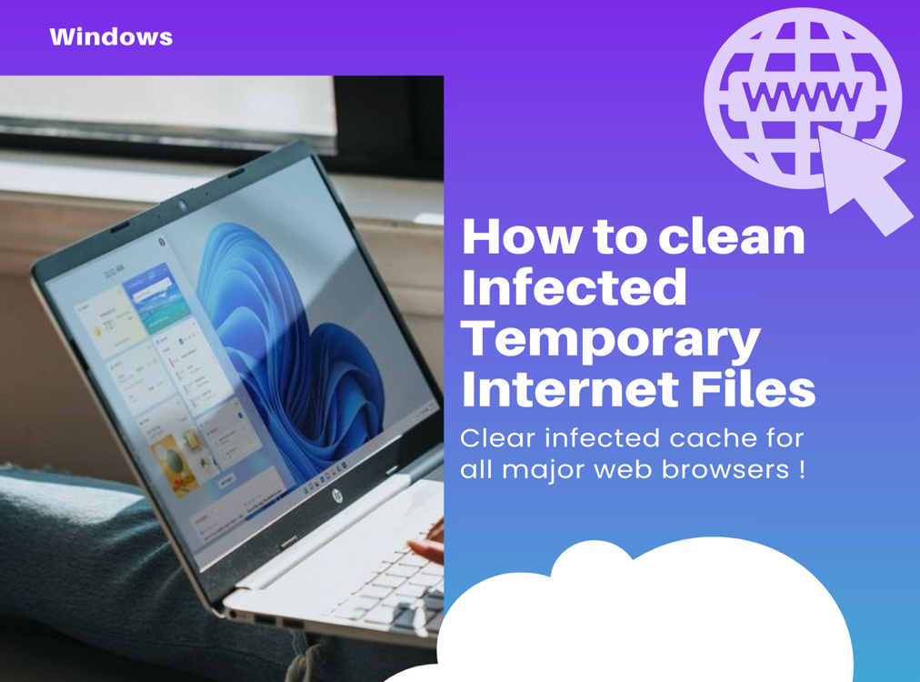 Hur man rensar infekterade temporära Internetfiler i Windows