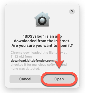 Hur genereras en BDsys-logg på Mac - varning