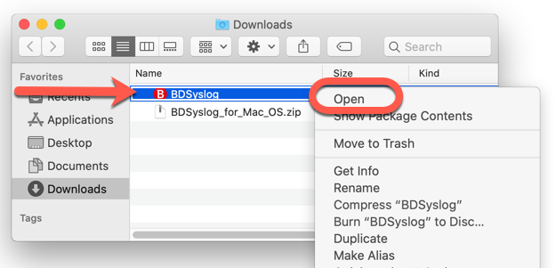 Hur genereras en BDsys-logg på Mac - Öppna