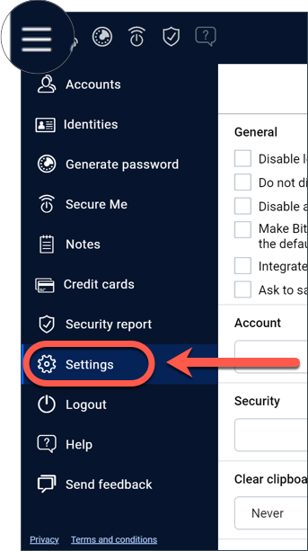 Överför dina Plånbok-data till Bitdefender Password Manager - Importera data