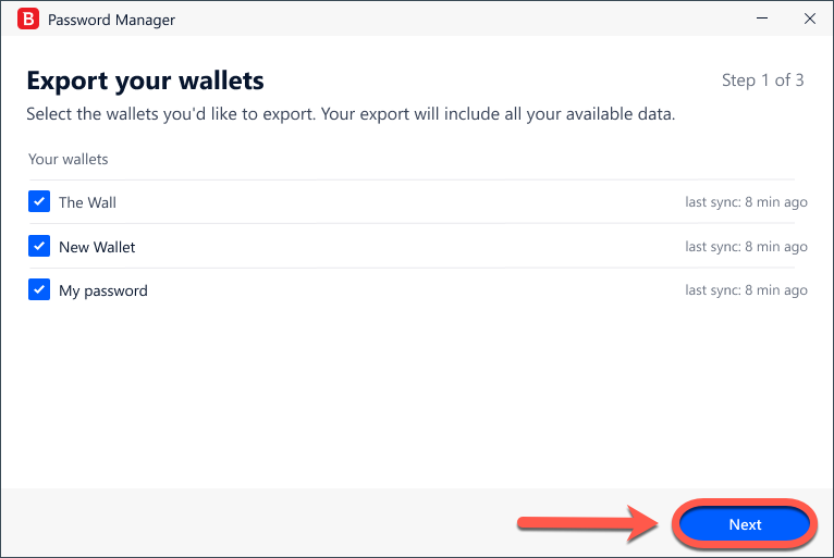 Överför dina Plånbok-data till Bitdefender Password Manager - Nasta