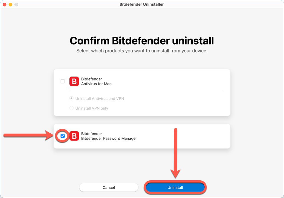 Hur du avinstallerar Bitdefender Password Manager i Safari