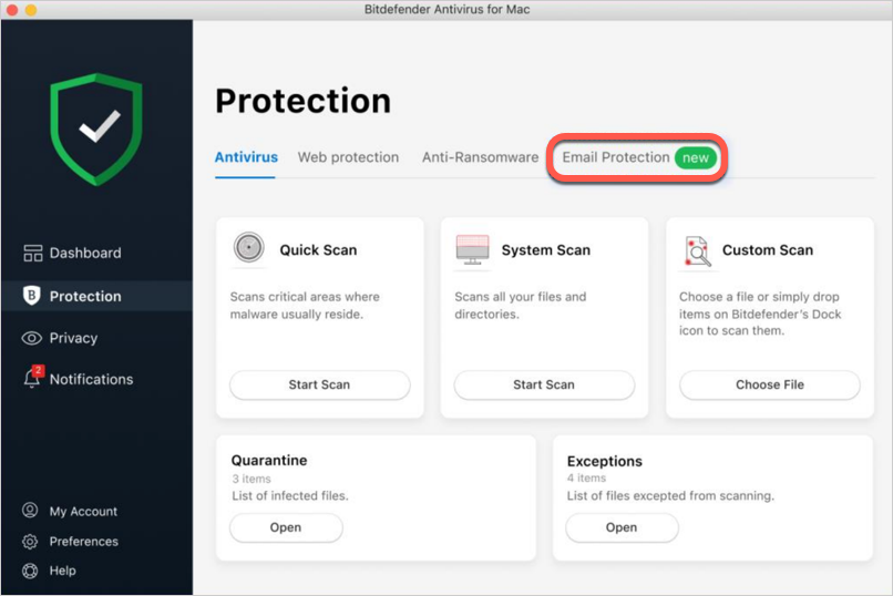 Email Protection - Mac